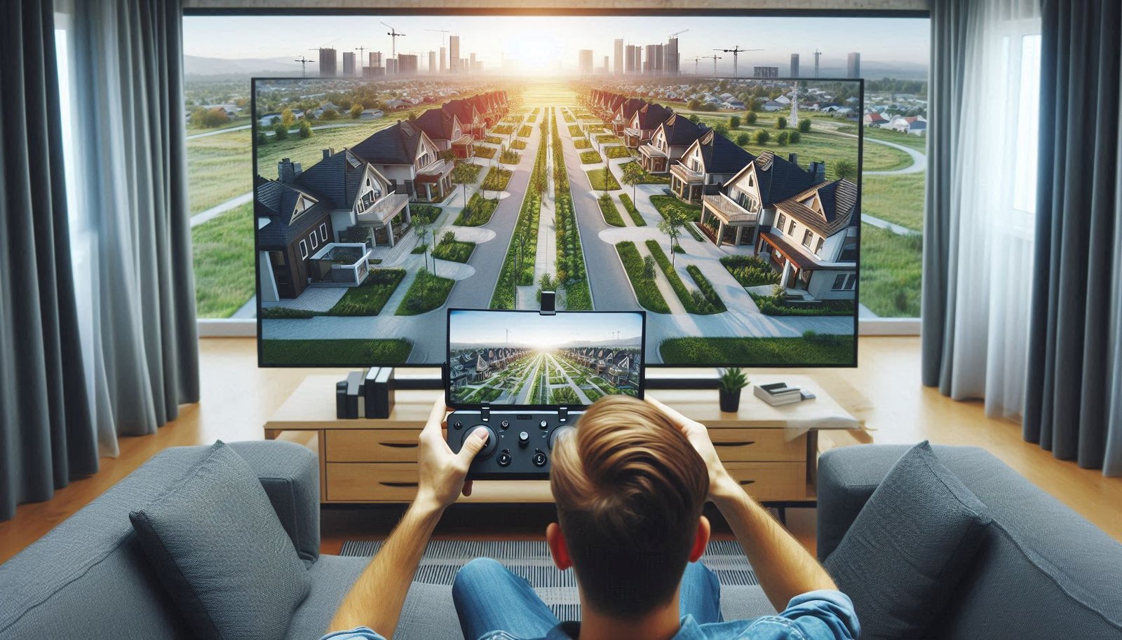 Vídeos con drones promoción inmobiliarias